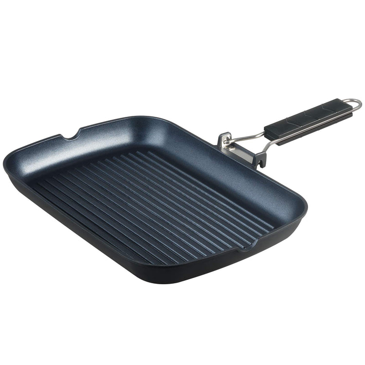 Grill Pan with Folding Handle