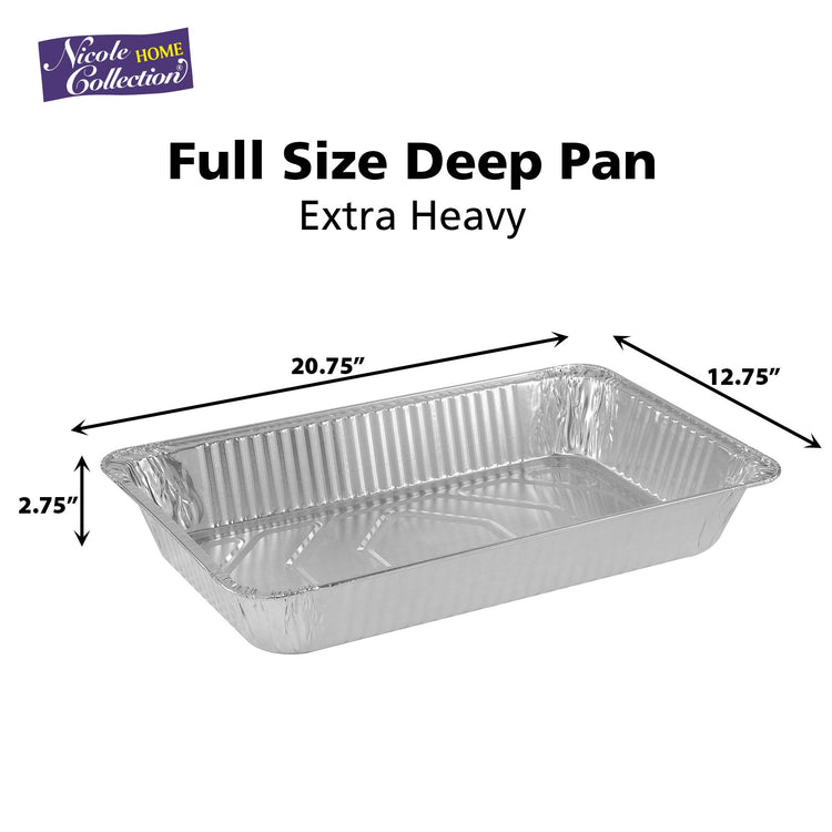 Aluminum Pans Full Size (10 Count)