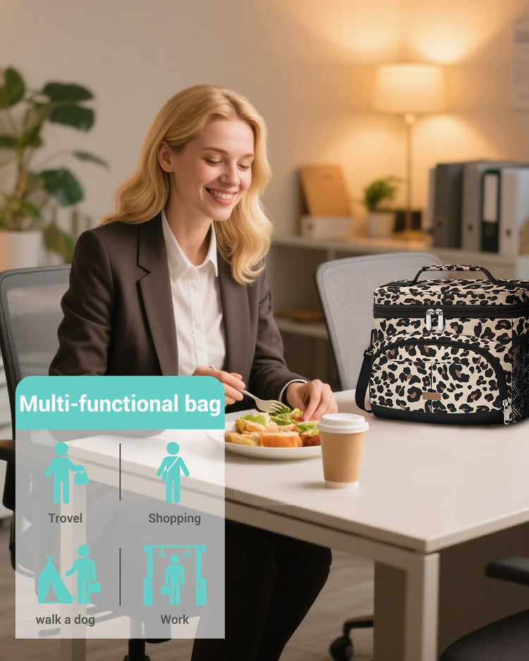 Lunch Box for Men Women Insulated Lunch Tote Cooler Bag Lunchbox