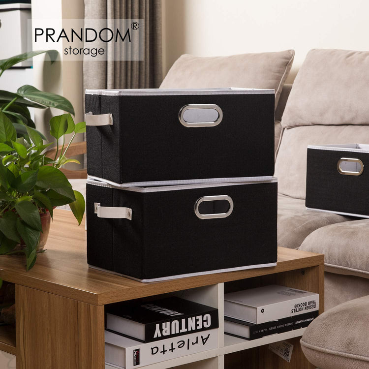 Larger Collapsible Storage Bins for Closet [3 (3 Count)