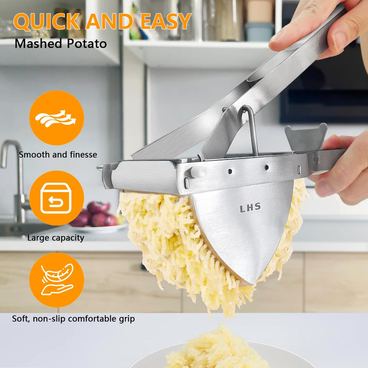 Stainless Steel Potato Ricer and Masher