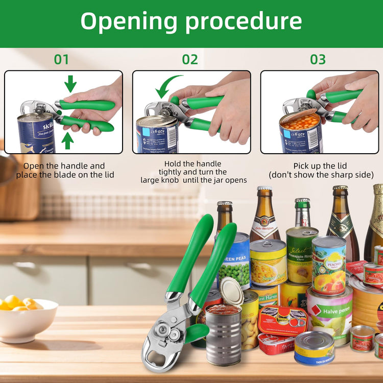 Multi function Manual Can Opener Bottle Opener