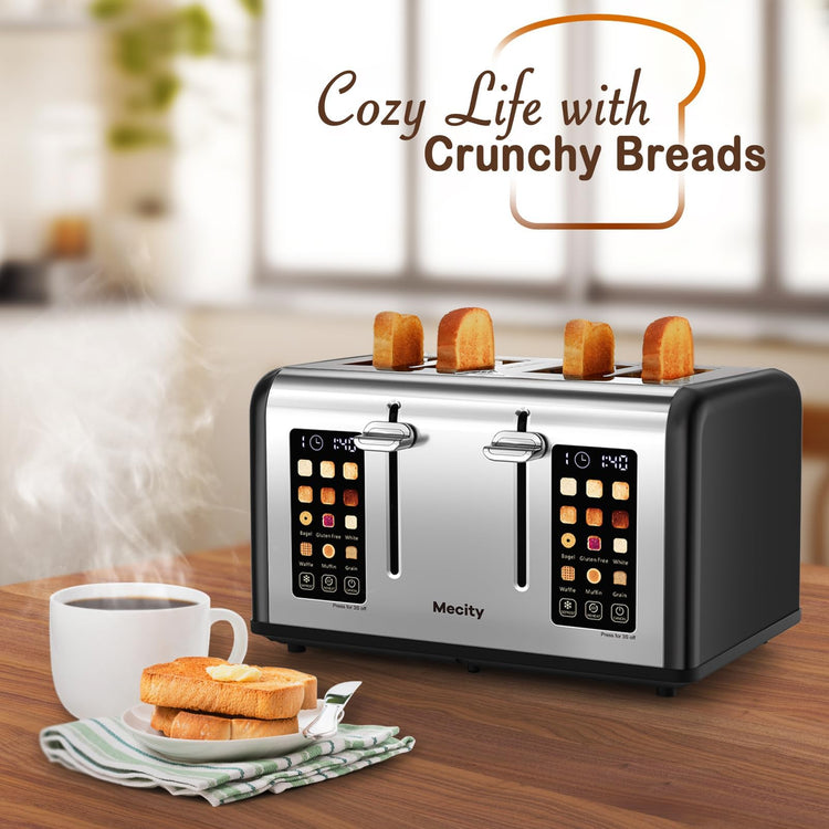 4 Slice Toaster with Touch Screen Control