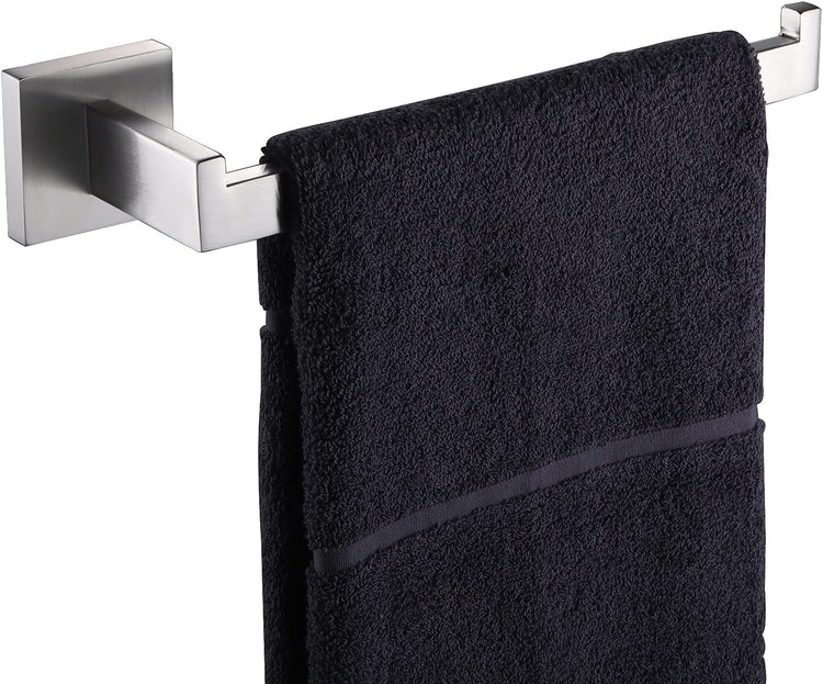 KOKOSIRI Hand Towel Holder Brushed Nickel Towel Bars Stainless Steel Bathroom Hardware Kitchen Paper Towel Holder Wall Mount, B3003BR