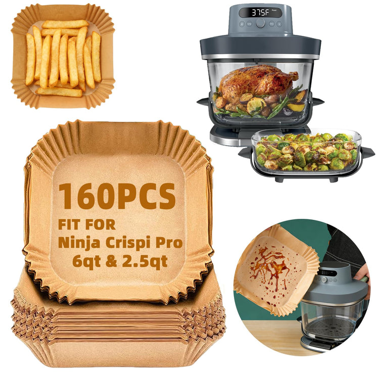 160Pcs Air Fryer Liners Disposable (100 Count)