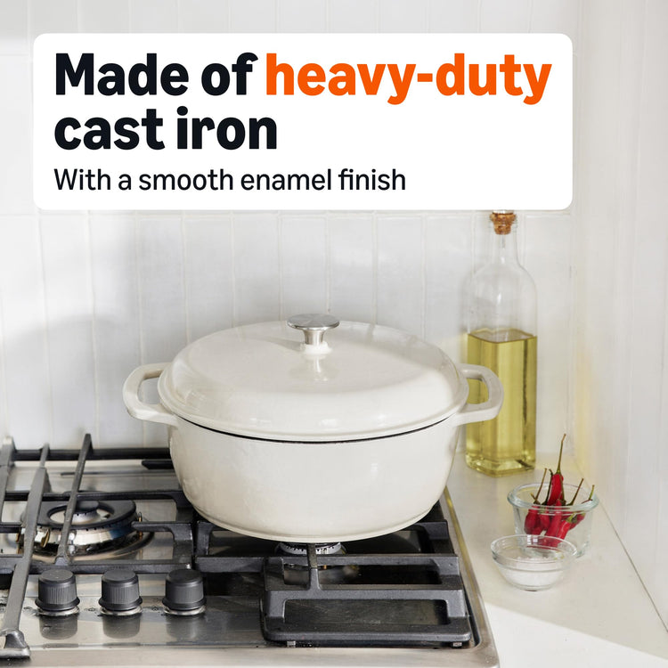 Enameled Cast Iron Dutch Oven Pot with Lid