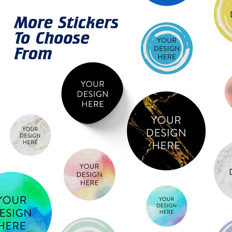 Custom Vinyl Stickers Your Image (100 Count)