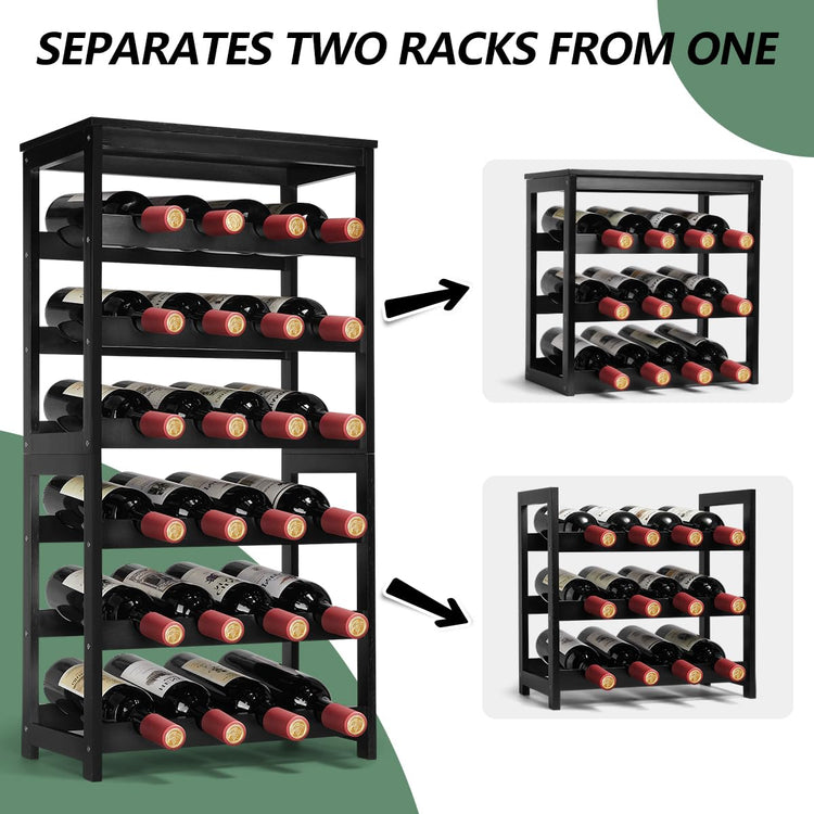 Wine Rack 24 Botttle Freestanding Floor (24 Count)