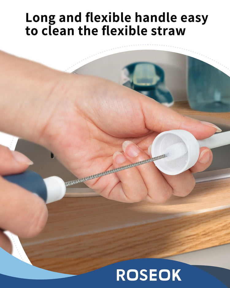 Bottle Brush with Straw Cleaner Brush