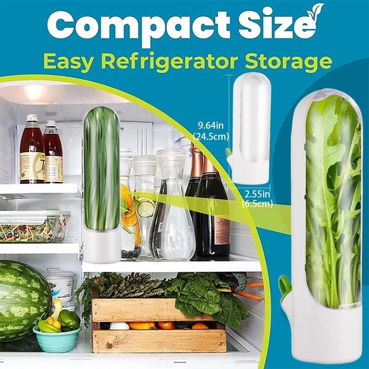 Herb Saver for Refrigerator, Fresh Herb Keeper- Herb Saver Pod Containers, Herb Fresh Keeper for Refrigerator,Herb Storage for Cilantro,Parsley, Asparagus,Keeps Vegetables Fresh for 2-3 Week(3pcs)