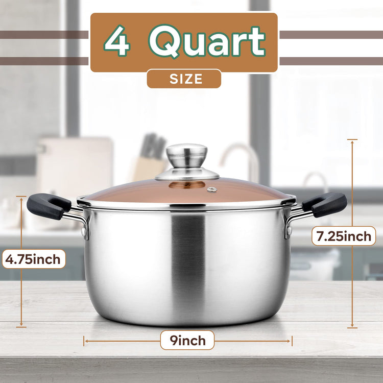 4QT Stock Pot