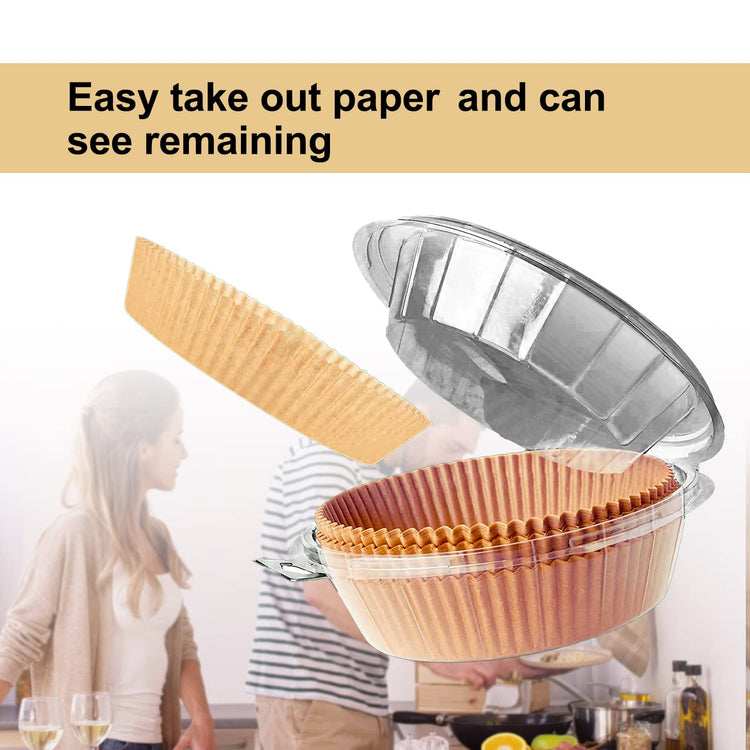 Air Fryer Liners Disposable for Ninja Power XL Gourmia (200 Count)