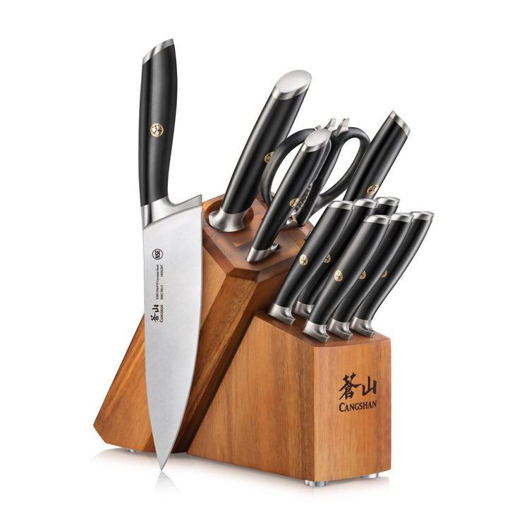 L Series 12 Piece Knife Block Set with 6 Steak Knives (12 Count)