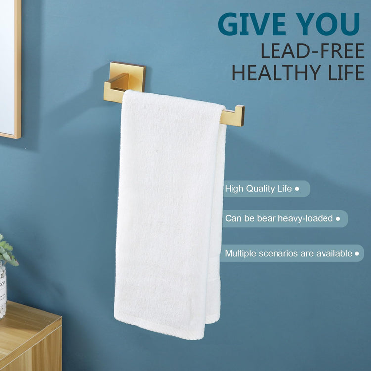 Towel Bar Gold Hand Towel Holder for Bathroom Kitchen Hardware Stainless Steel Wall Mounted