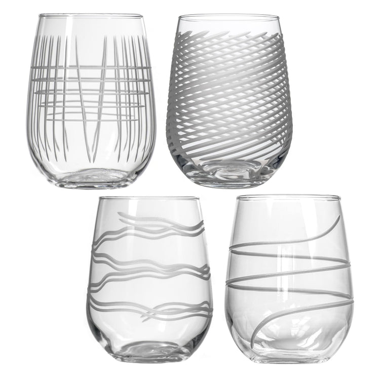 Symmetry Stemless Wine Glass (4 Count)