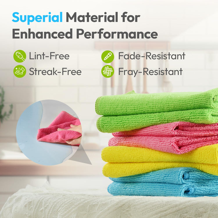 Microfiber Cleaning Cloth (12 Count)