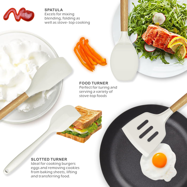 Silicone Cooking Utensils Set (14 Count)