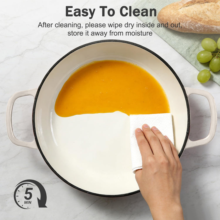 Enameled Cast Iron Dutch Oven