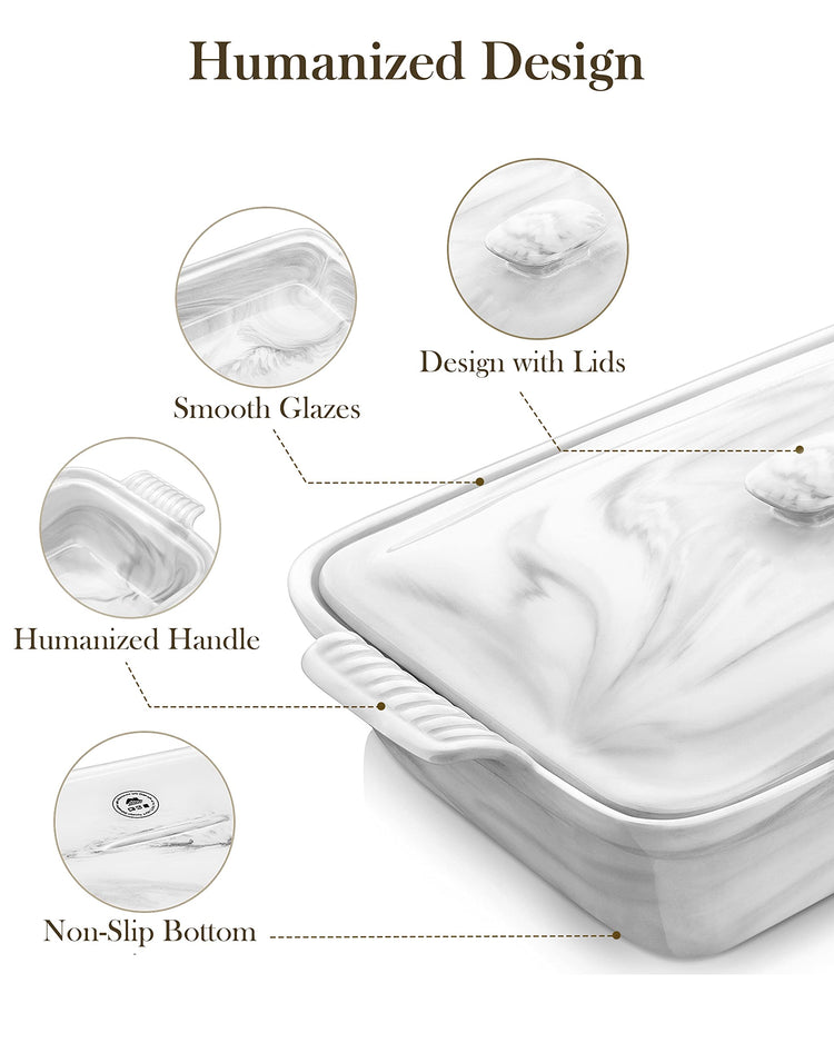 3.4 Qt Casserole Dish with Lid