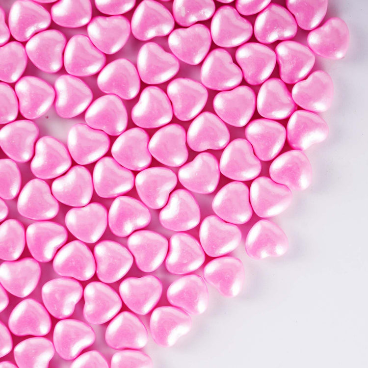 Pink Heart Shapes Sprinkles (4.58 Ounce)