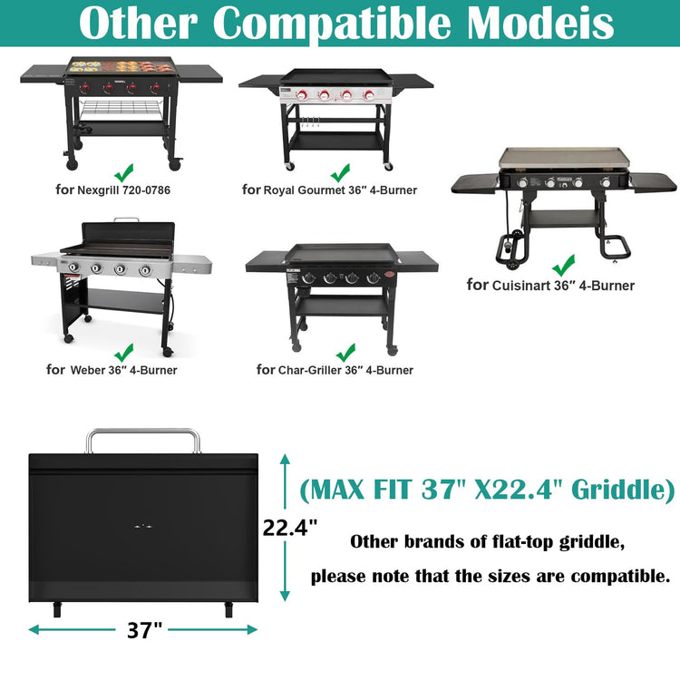 Upgraded Hinged Lid for Blackstone 36" Griddle