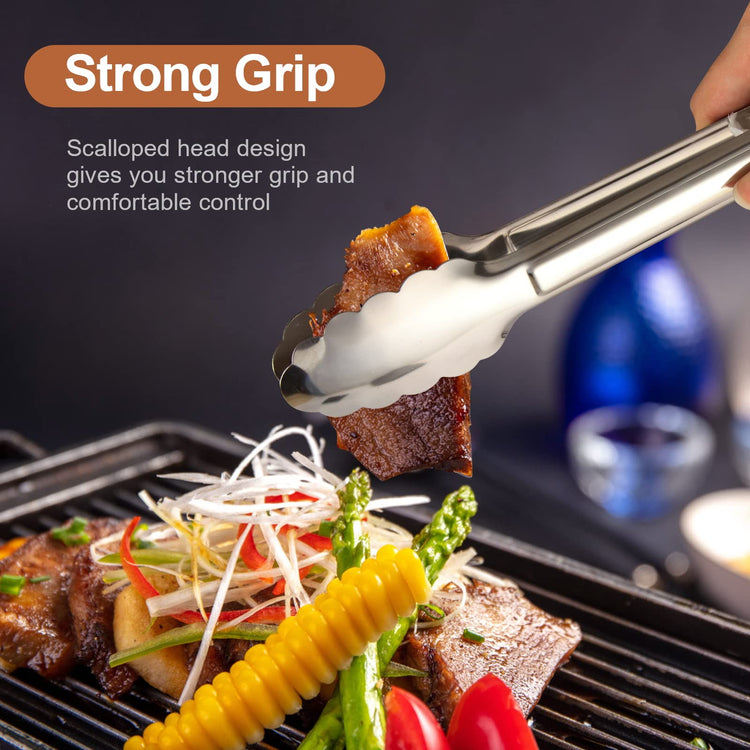 6 Pack Serving Tongs Kitchen Tongs (6 Count)