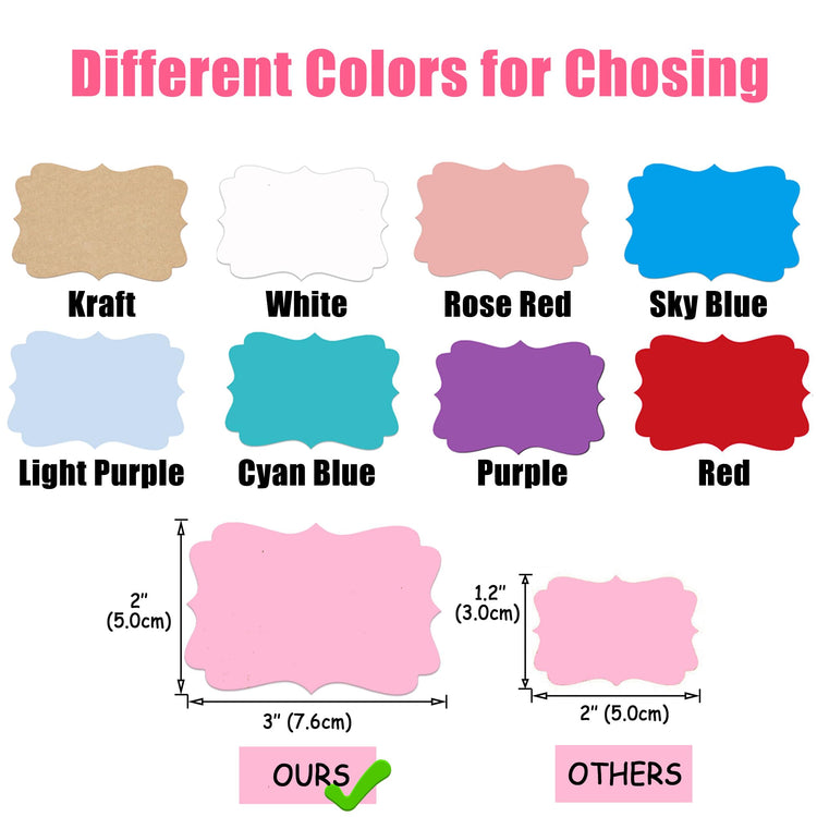 2 x3 Pink Label Stickers (200 Count)