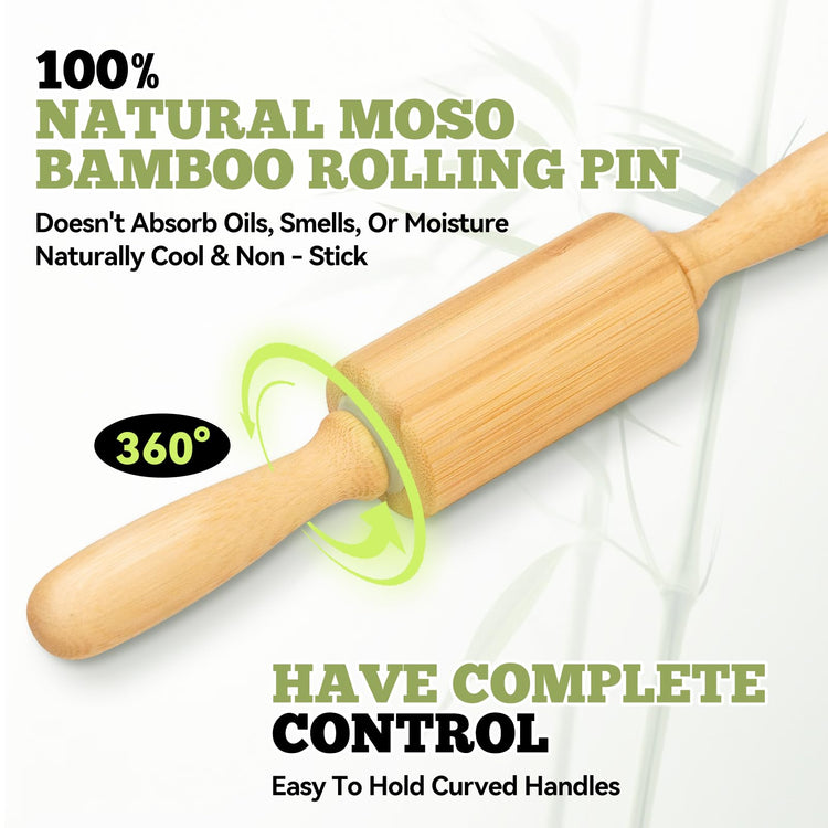 10 inch Wooden Rolling Pin for Baking