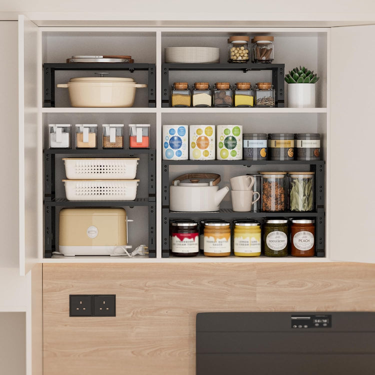 Heavy Duty Adjustable Metal Shelf Organizer