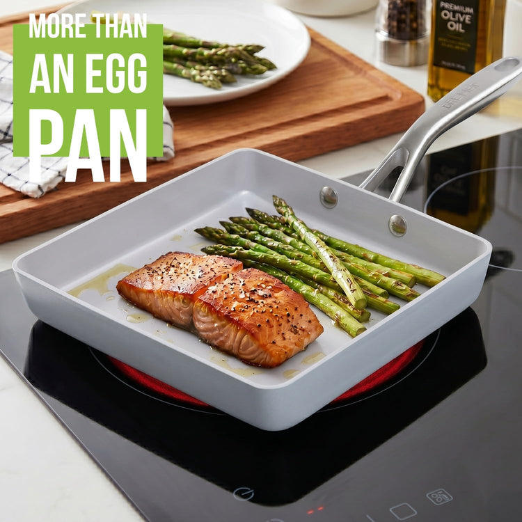 CeraTerra Ceramic Nonstick Tamagoyaki Japanese Omelette Pan