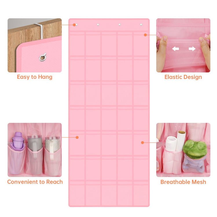 35 Pockets Door Hanging Cup Organizer Fit for Stanley Tumblers