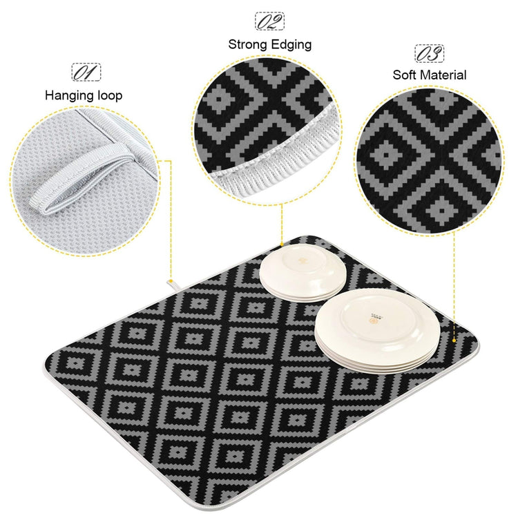 Super Absorbent Dish Drying Mat