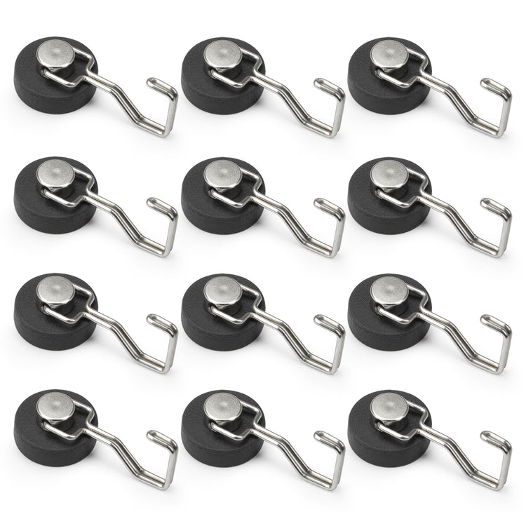 Rare Earth Strong Magnetic Hooks (12 Count)