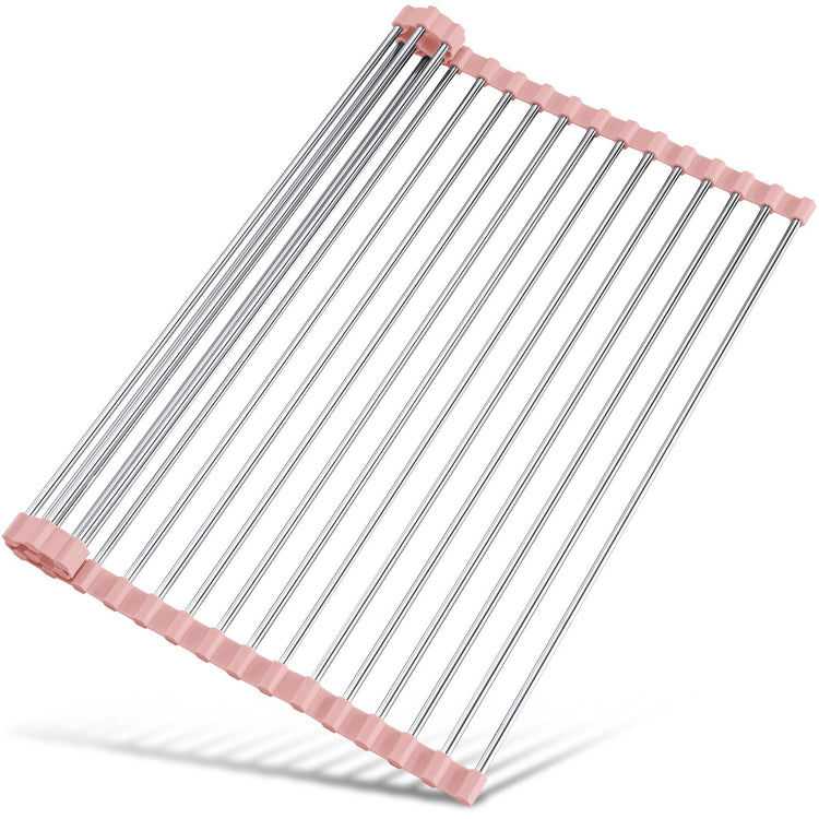 Roll Up Dish Drying Rack Over Sink