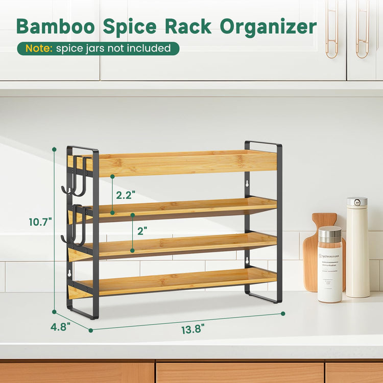 Spice Seasoning Rack Organizer Kitchen Countertop