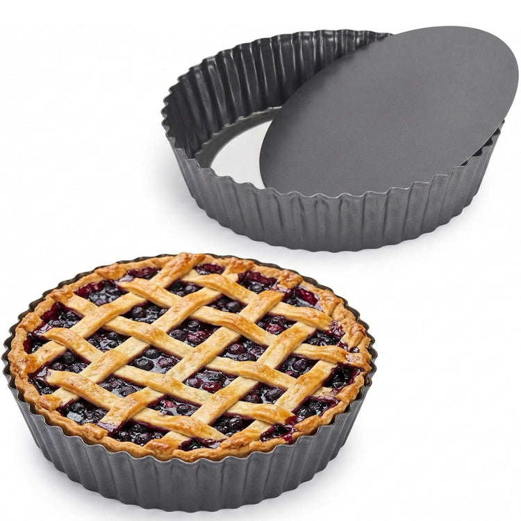 2 Pack 10 Inch Nonstick Tart Pan (2 Count)