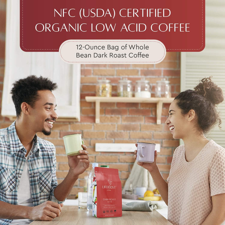Dark Organic Coffee Beans (12 Ounce)