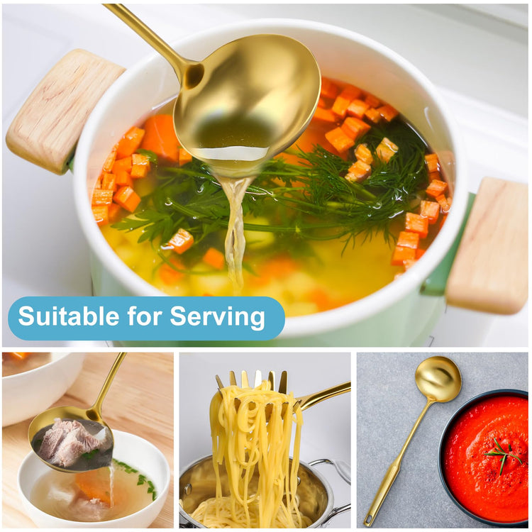 Gold Soup Ladle