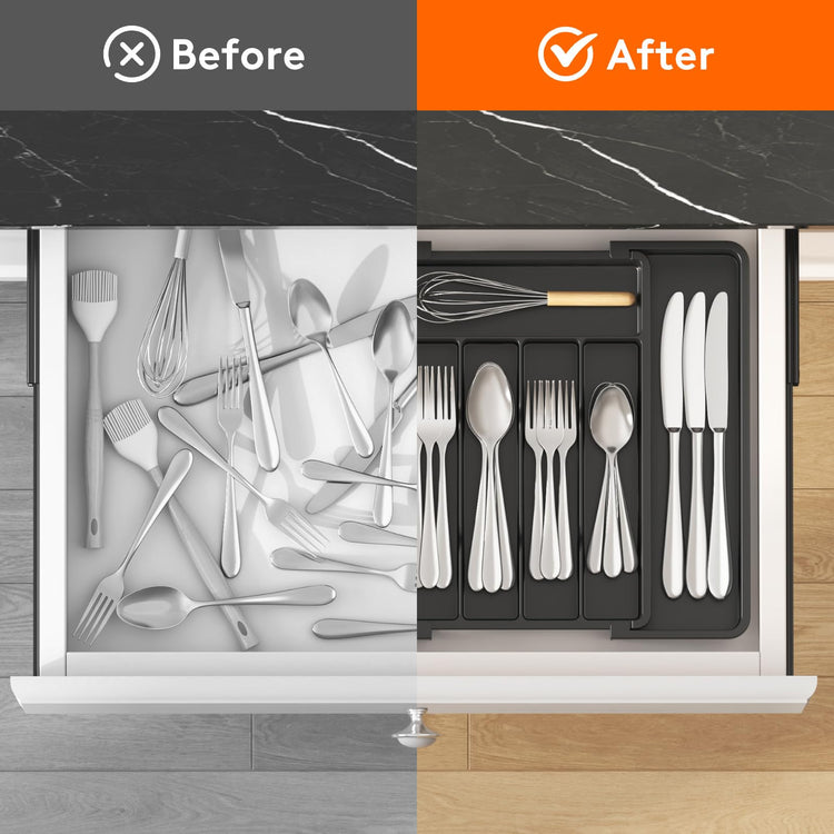 Expandable Silverware Drawer Organizer
