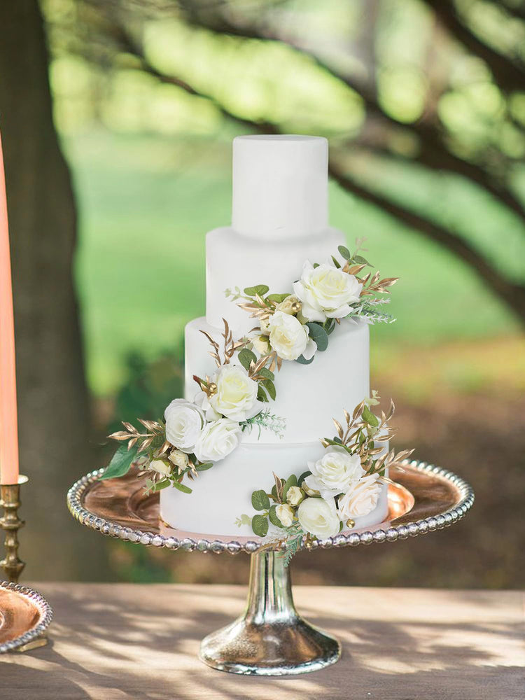 3Pcs Premade Cake Flowers (3 Count)