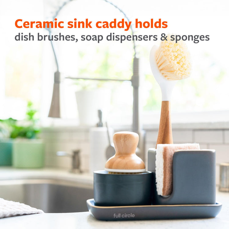 Stash Ceramic Kitchen Sink Caddy