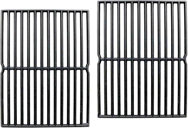 C752B(2-Pack) 15 Inch Cast Iron Cooking Grid Grates Replacement for Weber 7522 7521 Genesis Silver A Spirit 210 Spirit e210 Spirit 500 Parts