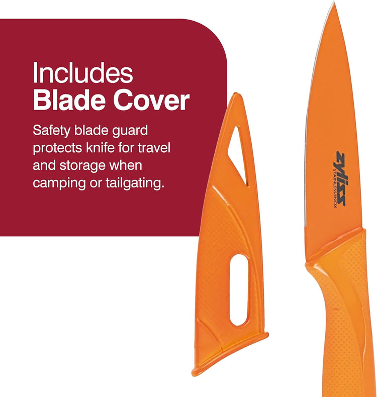 ZYLISS 2-Piece Paring Knife Set with Sheath Covers