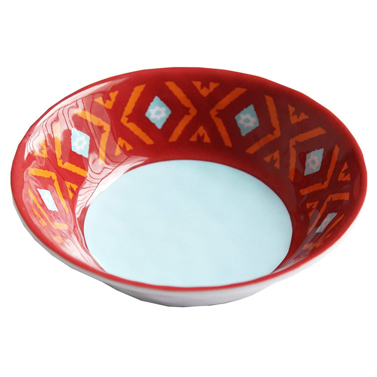 Southwest 14 Piece Melamine Plastic Dinnerware Set with Plates