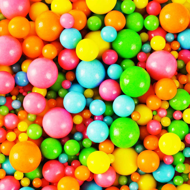 Rainbow Pearl Sugar sprinkles (4.58 Ounce)