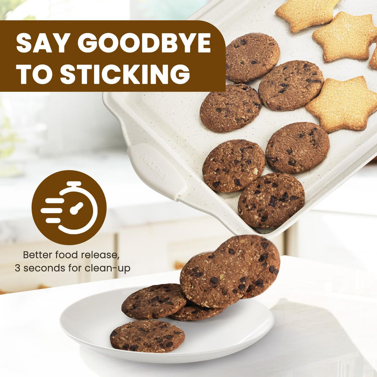 22 PCS Nonstick Baking Pans Set