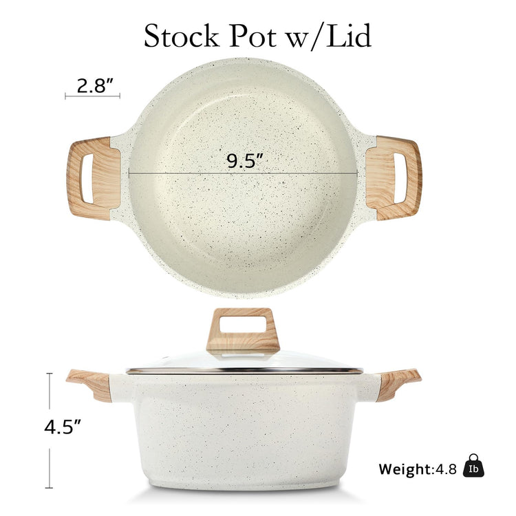 Nonstick Stock Pot with Lid
