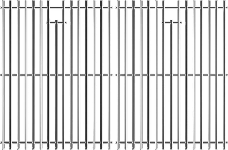 15" Stainless Steel Cooking Grate for Weber Spirit 200 Series, Spirit E/S 200 & 210 with Side Control Panel, Spirit 500, Genesis Silver A, Grill Grate Replacement for Weber 7522 7523 7521 65904 65905