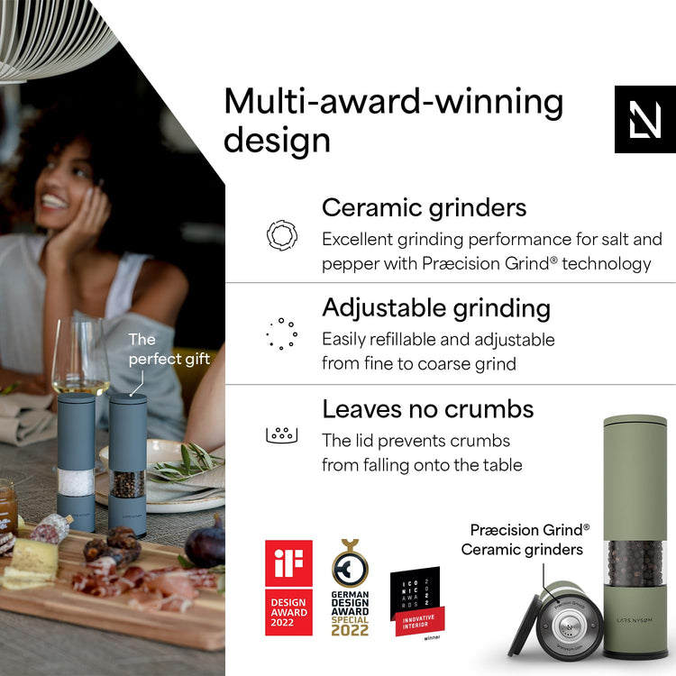 Salt and Pepper Grinder Set Manual