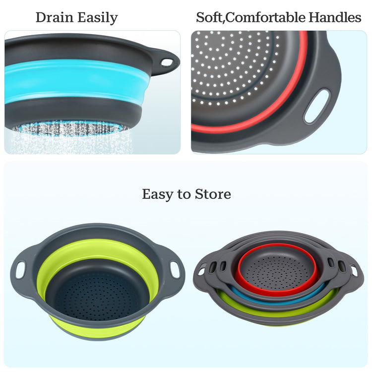 Collapsible Colander 3 (3 Count)